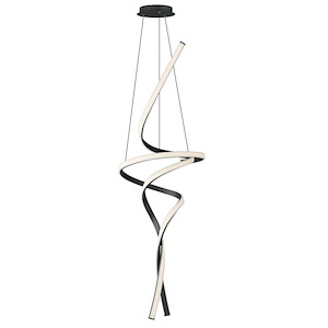 Serpentine - 80W 2 LED Pendant-59 Inches Tall and 21.25 Inches Wide - 1342804