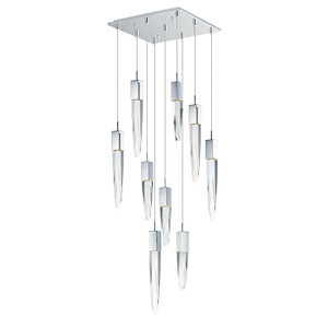 Quartz-54W 9 LED Pendant-15.75 Inches wide by 21 inches high - 821159