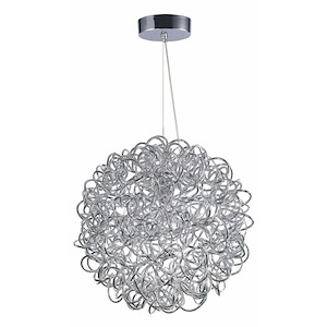 Dazed-9.6W 8 LED Pendant in Modern style-15.75 Inches wide by 15.75 inches high - 604928