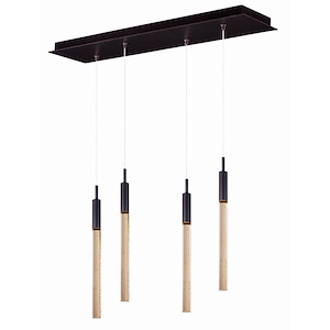 Scepter-30W 4 LED Pendant-5.75 Inches wide by 18 inches high - 1218114