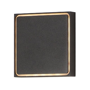 Alumilux Outline - 8W 1 LED Outdoor Wall Mount-4.5 Inches Tall and 4.5 Inches Wide - 1309559