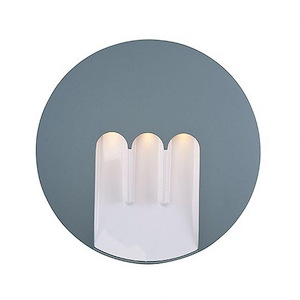 Alumilux DC-0.9W 3 LED Wall Sconce in Contemporary style-9.25 Inches wide by 9.5 inches high