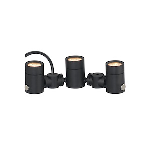 Tree Hugger - 5W 3 LED Outdoor Pathway Light-3 Inch Tall and 11.5 Inch Wide