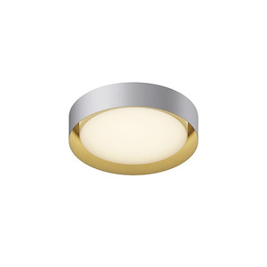 Echo - 25W 1 LED Flush Mount-4.25 Inches Tall and 16 Inches Wide