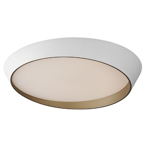 Slant - 88W 1 LED Flush Mount-4.75 Inches Tall and 31.5 Inches Wide