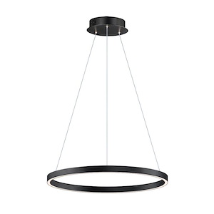 Groove - 27W 1 5CCT LED Pendant-1.25 Inch Tall and 24 Inch Wide - 1370644