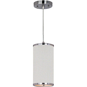 Elements-One Light Mini-Pendant with Cord in Modern style-6.25 Inches wide by 13.75 inches high - 231559