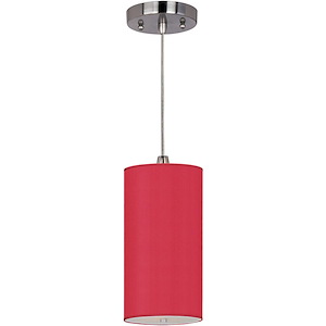 Elements-One Light Mini-Pendant with Cord-6.25 Inches wide by 13.75 inches high - 231557