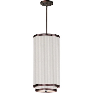 Elements-One Light Mini-Pendant with Stem-9.75 Inches wide by 19 inches high - 231536