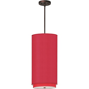 Elements-One Light Mini-Pendant with Stem-9.75 Inches wide by 19 inches high - 231534