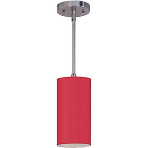 Elements-One Light Mini-Pendant with Stem-5.25 Inches wide by 9.75 inches high - 231655