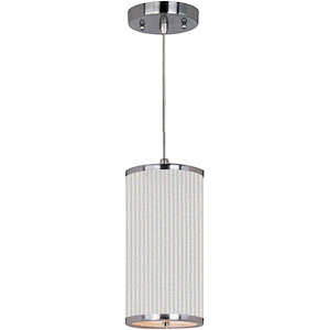 Elements-One Light Mini-Pendant with Cord-6.25 Inches wide by 13.75 inches high - 231649