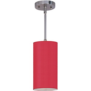 Elements-One Light Mini-Pendant with Stem-6.25 Inches wide by 13.75 inches high - 231639