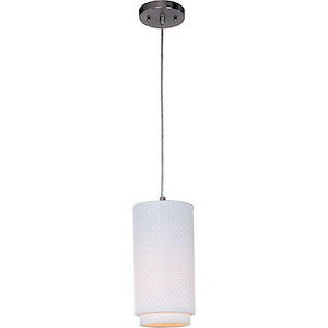 Elements-One Light Mini-Pendant with Cord in Modern style-9.75 Inches wide by 19 inches high