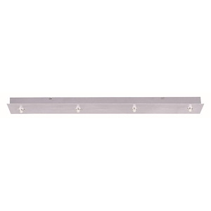 RapidJack-Four Light Linear Canopy-34.5 Inches wide by 2.5 inches high - 435968