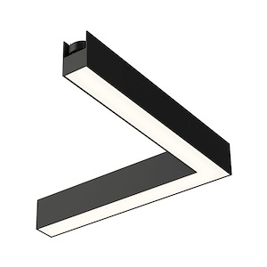 Continuum - 15W 1 LED Corner 90 Track Light-1.5 Inches Tall and 9 Inches Wide