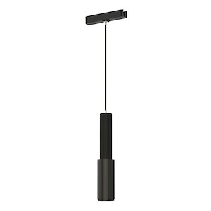 Continuum Track - 5W 1 LED Handler Pendant-10 Inches Tall and 2 Inches Wide - 1342838