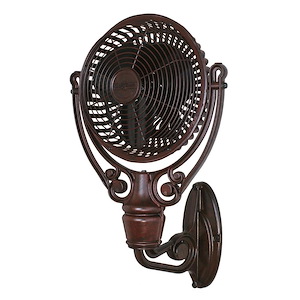 Old Havana - Wall Mount Fan - 30 Inches Wide by 36 Inches High - 843753