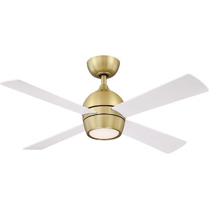 Kwad - 4 Blade Ceiling Fan-15.05 Inches Tall and 44 Inches Wide