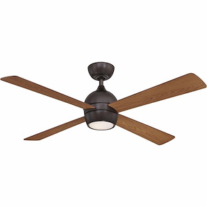 Kwad - 4 Blade Ceiling Fan-15.05 Inches Tall and 52 Inches Wide