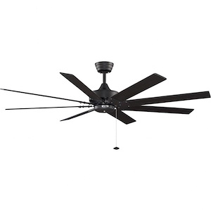 Levon AC - 8 Blade Ceiling Fan-14.5 Inches Tall and 63 Inches Wide