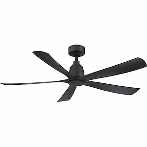 Kute - 5 Blade Ceiling Fan with Light Kit-11.81 Inches Tall and 52 Inches Wide