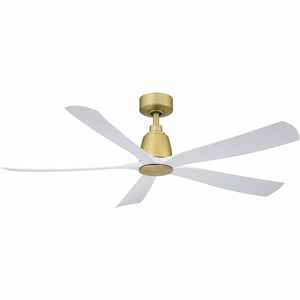 Kute - 5 Blade Ceiling Fan with Light Kit-11.81 Inches Tall and 52 Inches Wide
