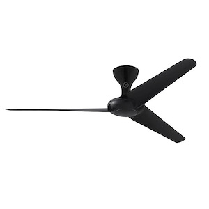 Drone 3 Blade Ceiling Fan with Handheld Control - 60 Inches Wide by 12.37 Inches High