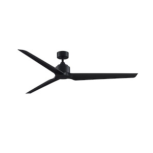 TriAire Custom - 3 Blade Ceiling Fan with Light Kit-15.92 Inches Tall and 72 Inches Wide - 1278498