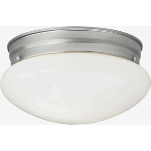 Button - 1 Light Flush Mount-5.25 Inches Tall and 9.5 Inches Wide