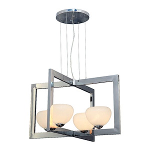 Monroe - 4 Light Pendant-16.5 Inches Tall and 27.5 Inches Wide