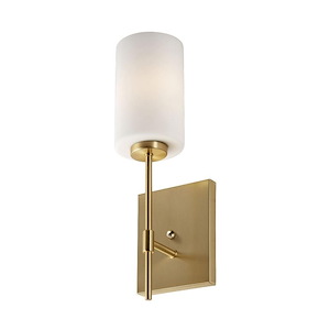 Faye - 1 Light Wall Sconce In Transitional Style-15 Inches Tall and 4.75 Inches Wide