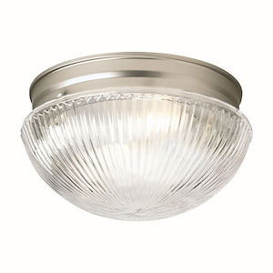Clair - 2 Light Flush Mount-5.5 Inches Tall and 9.5 Inches Wide