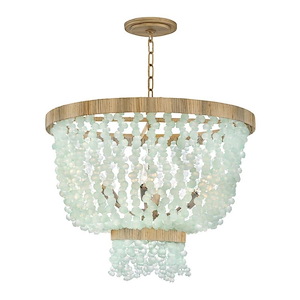 Dune - 30W 6 LED Large Chandelier In Coastal Style-24.25 Inches Tall and 25 Inches Wide - 1309056