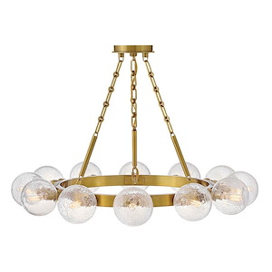 Coco  - 60W 12 LED Medium Chandelier-19.75 Inches Tall and 32 Inches Wide - 1335387