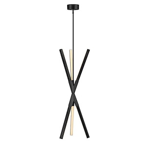 Rae - 38W LED Large Chandelier In Modern Style-39 Inches Tall and 14.75 Inches Wide - 1309062