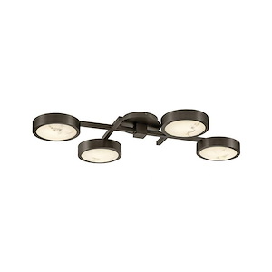 Cava - 64W LED Large Flush Mount-4.25 Inch Tall and 30 Inch Wide - 1364832