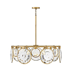 Nala - 35W 7 LED Large Chandelier In Traditional Style-10.75 Inches Tall and 31 Inches Wide - 1309079