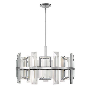 Odette-Nine Light Chandelier-30 Inches Wide by 19.25 Inches Tall