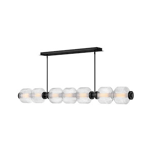 Reign - 47W LED Large Linear Pendant-8 Inch Tall and 69.25 Inch Wide - 1364837