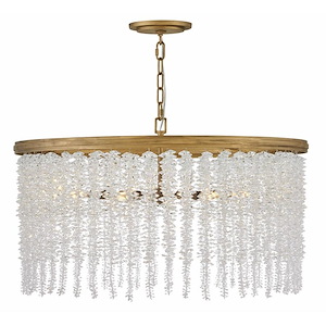 Rubina - 30W 6 LED Medium Convertible Chandelier In Traditional Style-15 Inches Tall and 30 Inches Wide - 1320152