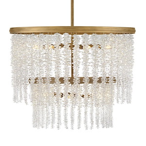 Rubina - 50W 10 LED Medium Chandelier In Traditional Style-32 Inches Tall and 26 Inches Wide - 1320153