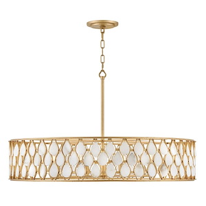 Estie - 40W 8 LED Large Chandelier In Traditional Style-8 Inches Tall and 38 Inches Wide - 1320302