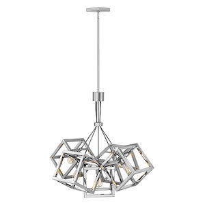 Ensemble-Five Light Stem Hung Chandelier-30.75 Inches Wide by 31.25 Inches Tall
