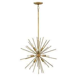 Tryst-Eight Light Stem Hung Pendant-22 Inches Wide by 22 Inches Tall - 1215000