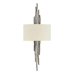 Spyre-Two Light Wall Sconce-12 Inches Wide by 27 Inches Tall