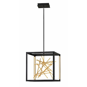 Harmony-45W 45 LED Linear Oval Pendant-20 Inches Wide by 21 Inches Tall - 879131