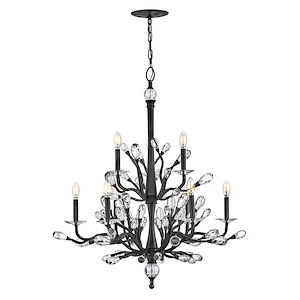 Eve - 5W 9 LED Medium Chandelier-35.5 Inch Tall and 33 Inch Wide - 1370743