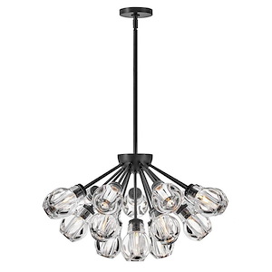 Elise - 95W 19 LED Large Chandelier In Traditional Style-15.25 Inches Tall and 27.25 Inches Wide - 1309098