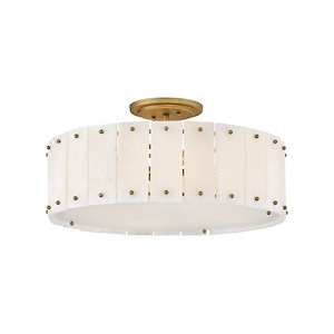 Simone - 20W 4 LED Medium Semi-Flush Mount-10 Inch Tall and 20.75 Inch Wide - 1364866